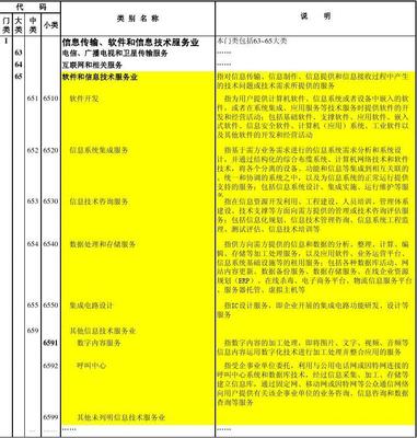 《國(guó)民經(jīng)濟(jì)行業(yè)分類》(GB/T 4754-2011)中的信息技術(shù)咨詢服務(wù)分類解析